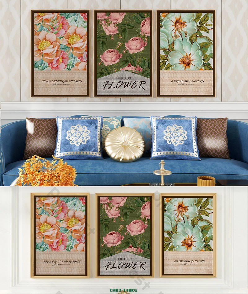 Hoa tranh vẽ CHB3-148KG